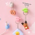 10 PCS Creative Silicone Thumb Wall Hook - Multifunction Adhesive Cable Clip ，self Adhesive Thumb Hook Cable Organizer Clips Key Hanger. 