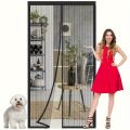 Magnetic Door Screen Automatically Closing Breathable Netting, Insect And Mosquito Resistant, Perfect for Different Room Designs.