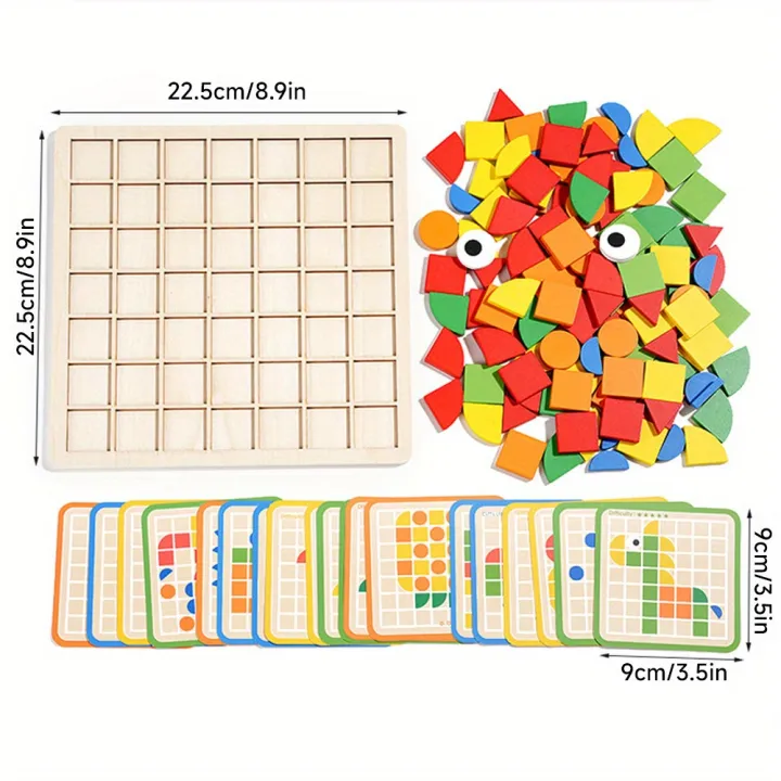 120Pcs%20Wooden%20Mosaic%20Puzzle%20Toy%20Montessori%20Kids%20Wooden%203D%20Geometric%20Shape%20Jigsaw%20Puzzle%20Board%20Set%20Baby%20Early%20Education%20Toys%20for%20-%20Image%205