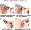 2 in 1 Flawless Facial & Eyebrows Hair Remover Trimmer For Woman.