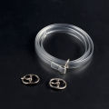 1 Pairs Clear Detachable Shoe Straps Invisible Anti-Slip Attachable Ankle Straps Shoe Belt Bands for Holding High Heels Shoes. 