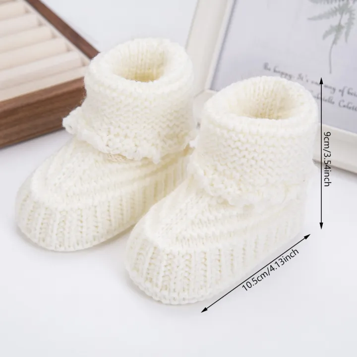 2Pcs/Pair%20Baby%20Knit%20Socks%200-12M%20Solid%20Cochet%20%20Walking%20Socks%20Newborn%20Photography%20Prop%20Infant%20Birthday%20%20Handmade%20Boutique%20Sock%20-%20Image%205