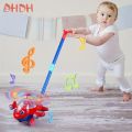 Interactive Baby Walker Toy With Push Handle For Kids Boys And Girls Toddlers, Detachable Plane Toy Car Design With Wheel.