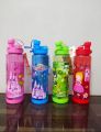 Cute Water Bottle For School Kids Boys, Girls, BPA FREE Tritan & Leak Proof & Easy Clean & Carry Handle, 23oz/ 680ml. 
