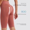 High Waist Sports Biker Shorts Women Naked Feeling Workout Push Up Leggings Tummy Control Yoga Running Fitness Gym Slim Pants.