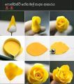 Rose Petal Gum Paste Fondant Metal Cutter &  Flower Mold. 