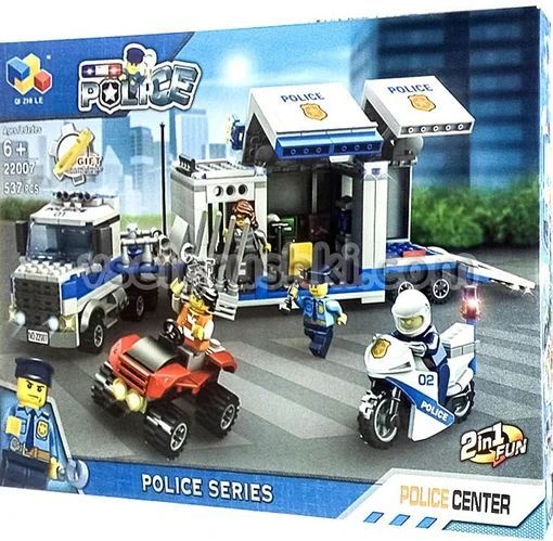 Construction set City Police “Mobile command center” 2 in 1