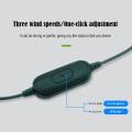 Portable Car Fan USB Dual Power 360° Adjustable Silent Cooling Safe for Dashboard Seat Outlet Desktop Use Summer Travel .