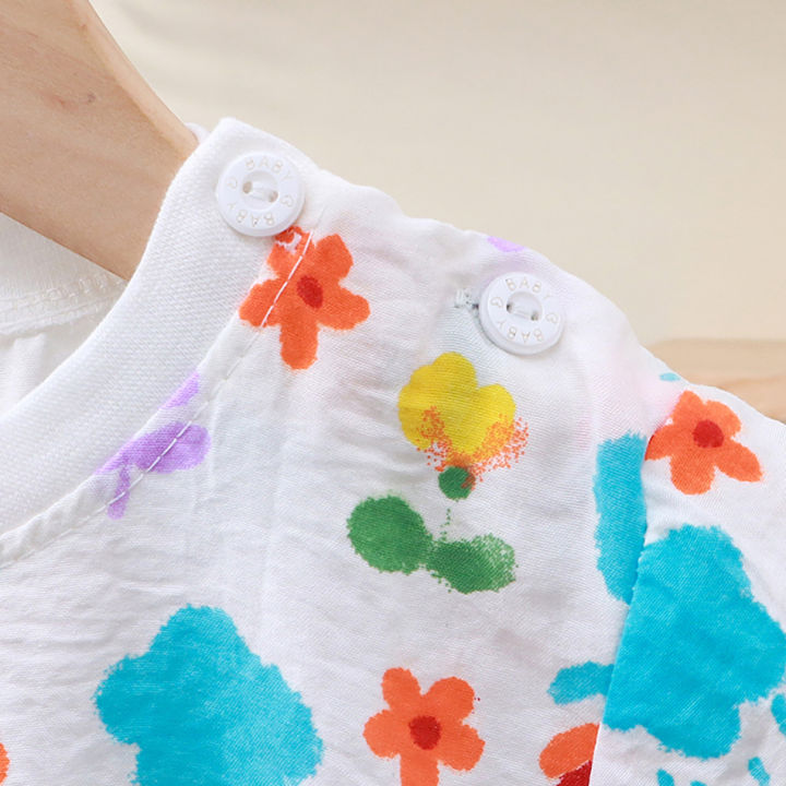 1-10%20Years%20Soft%20Kids%202-Piece%20Set%20Breathable%20Short%20Sleeve%20Shorts%20for%20Playtime%20Toddler%20Outfit%20Clothes%20for%20Playground%20and%20School%20-%20Image%204