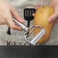 4 in 1 Stainless Steel Multi-function Peeler Slicer Vegetable Fruit Potato Cucumber Grater Portable Sharp Kitchen Accessory Tool.