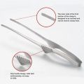 JJYY 304 Stainless Steel Food Tongs Long Handle Non-Slip Barbecue Tongs Steak Tongs Kitchen Cooking Tools kitchen accessories. 