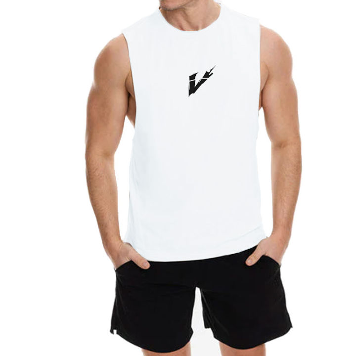 2025 Running Vest Men Breathable Lightweight Quick-Dry Sports Sleeveless Shirt Moisture-Wicking Workout Tank Top for Gym
