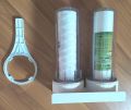 Water purification filter and housing. 