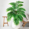 60-120cm Large Artificial Palm Tree Tropical Fake Plant Green Plastic Palm Leaf Branches Suitable for Home Garden Decoration. 