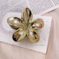 1/2 Pcs Fashion Simple Shiny Egg Flower Hair Claws For Women Girls Party Hair Accessories.