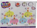 New sweet cuddles harmonious musical cot with hanging cartoons for toddlers/infants/New -borns baby- Multi colors multicolor (6 Pcs set ) (set design available 1 design sending )(multicolor). 