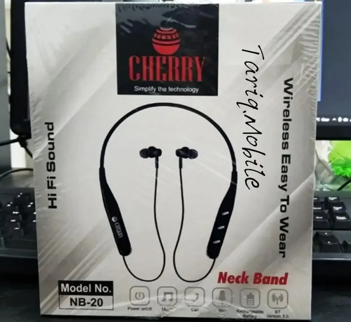 Bluetooth%20Neckband%20Of%20Cherry%20model%20NB%2020,%20Mobile%20Accessories,%20Wearables,%20Handfsree%20Portable%20device%20easy%20to%20Wear%20-%20Image%203