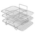 Air Fryer rack for Ninja air fryer multi-layer double basket air fryer accessories 304 stainless steel grilling rack cooking ja 3. 