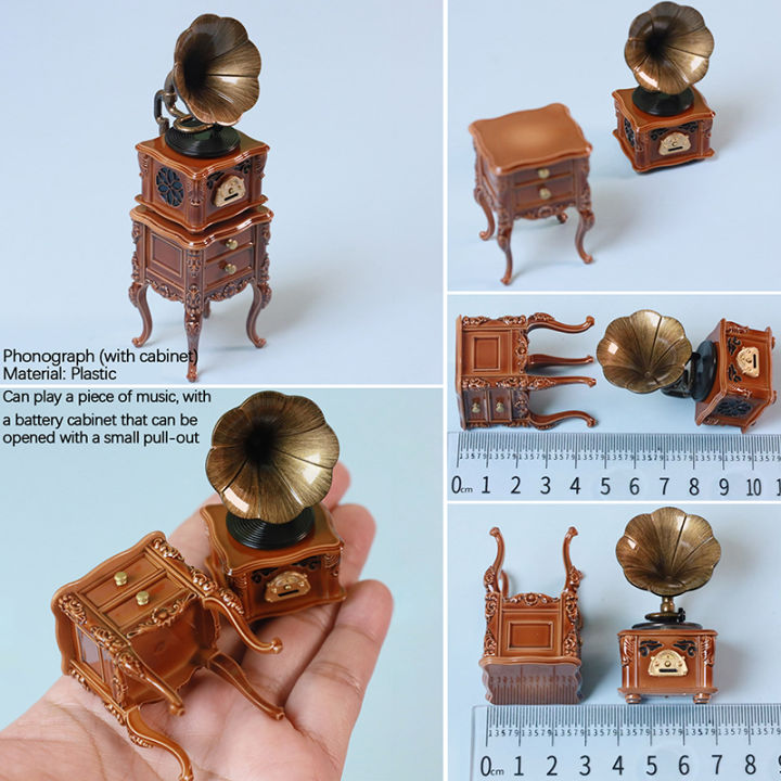 1Pc/1Set%20Dollhouse%20Miniature%20Retro%20Gramophone%20Mini%20Phonograph%20Record%20Simulation%20Gramophone%20Handicrafts%20Home%20Model%20Toys%20Decor%20-%20Image%204