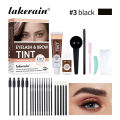Lakerain Eyebrow Tint Dye Professional Eyebrow Dye Waterproof Long-lasting Eyebrow Brow Kit Semi Permanent Home Use Pro Kit. 