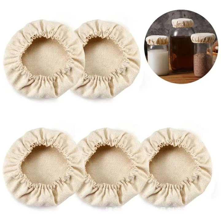 Elastic%20Cloth%20Jar%20Covers%20Reusable%20Cloth%20Covers%20for%20Sourdough%20Starter%20Jars%20Elastic%20Bread%20Fermentation%20Cover%20Bread%20Proofing%20Cover%20-%20Image%202