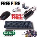 USB keyboard optical mouse and hub -with free OTG- gaming combo pack. 