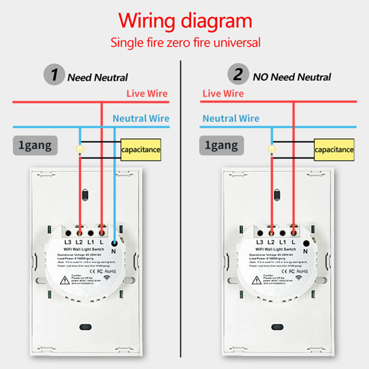 TNCE%20Tuya%20US%20WiFi%20or%20Zigbee%20Smart%20Wall%20Switch%201/2/3/4%20Gang%20Wire%20Touch%20Sensor%20LED%20Light%20Switches%20Smart%20Home%20Alexa%20%20Home%20-%20Image%202