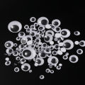 50/100/200pcs Self-adhesive Wobbly Wiggle Eyes 3D Moving Eye for DIY Scrapbooking Toys Dolls Kids DIY Accessories 5-24mm. 