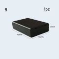 1Pc Waterproof Black Housing Instrument Case Plastic Project Box Storage Case Enclosure Boxes Electronic Supplies.