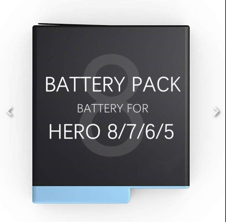 GoPro%20Hero%208/7/6/5%20Rechargeable%20Battery%20Pack%20%E2%80%93%201220mAh%20Lithium-ion%20(High%20Capacity)%20-%20Image%203