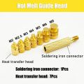 420/500Pcs Stainless Steel Heat Insert Nut TS100 Brass Hot Melt Insert Nuts for Welding Internal Thread Head Bolt Insert. 