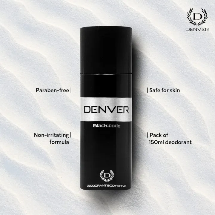DENVER%20Black%20Code%20Deo%20-%20165ML%20%7C%20Long%20Lasting%20Deodorant%20Body%20Spray%20for%20Men%20-%20Image%203