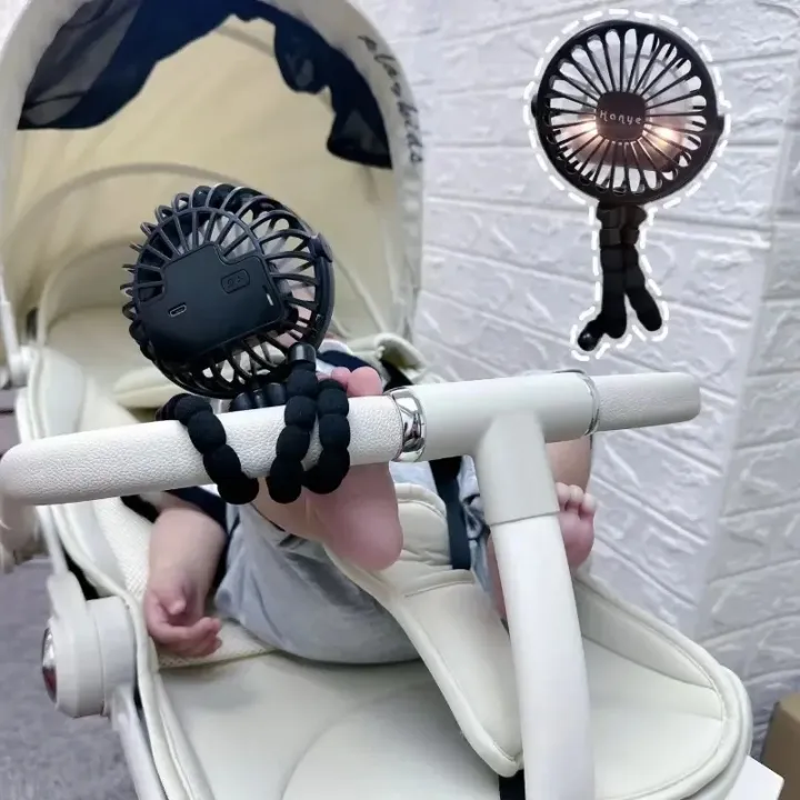 Baby%20Stroller%20Fan%20Hand%20Held%20Rechargeable%20USB%20Bladeless%20Small%20Folding%20Fans%20Mini%20Ventilator%20Silent%20Table%20Outdoor%20Cooler%20Neck%20Fan%20-%20Image%202
