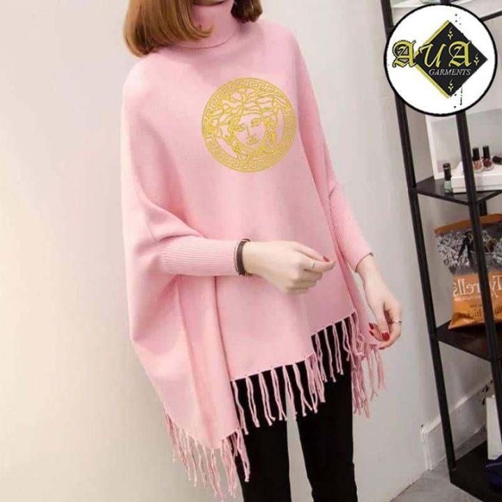 Fleece%20Poncho%20For%20Women%20%7C%20Winter%20Collection%20Woman's%20Printed%20Poncho%20For%20Girls%20%7C%20Winter%20Fashion%20Coffee%20Printed%20Poncho%20Sweater%20Poncho%20Style%20Top/Shirt%20For%20Girls%20-%20Image%202