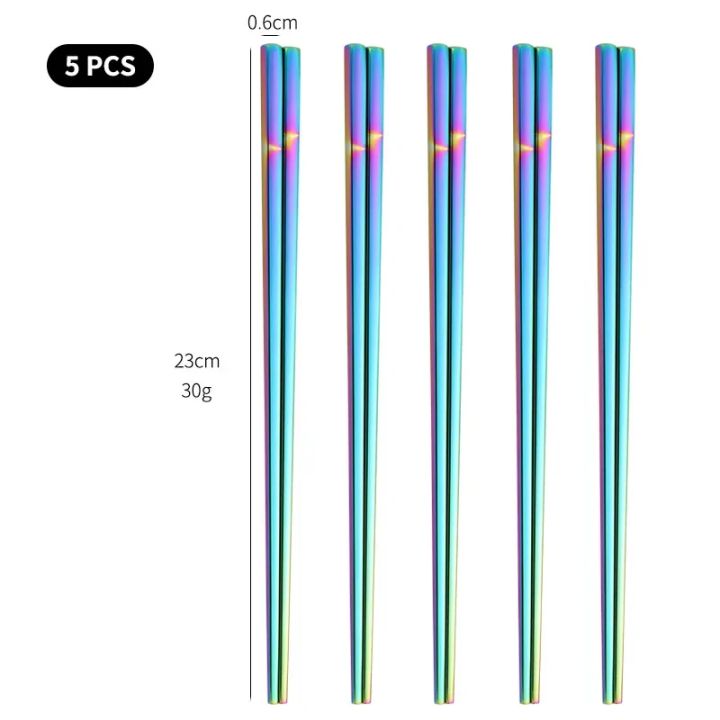 5%20Pairs%20Stainless%20Steel%20Chopsticks%20Reusable%20Portable%20Food%20Sticks%20Korean%20Metal%20Chopsticks%20Kitchen%20Accessories%20Dishwasher%20Safe%20-%20Image%202