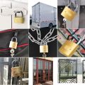 Locker Lock with Key Small Gate Padlock,. 