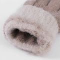 Winter Warm Touch Screen Half Fingerless Knitted Acrylic Gloves For Men And Women.