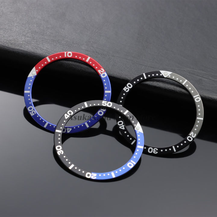 1pcs 38mm Alloy Bezel for SKX007 SKX009 SRPD Aluminium Watch Bezel Insert Ring Slope for NH35 NH36 Diving Watch Part Accessories