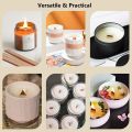 Handmade Soy Wax Candle Wooden Wick DIY Aromatherapy Candle Single Direction Wick Paraffin Wax Candle Crafting Guide. 