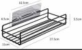 Bathroom Kitchen Punch Corner Frame Shower Shelf Wrought Iron Shampoo Storage Rack. 