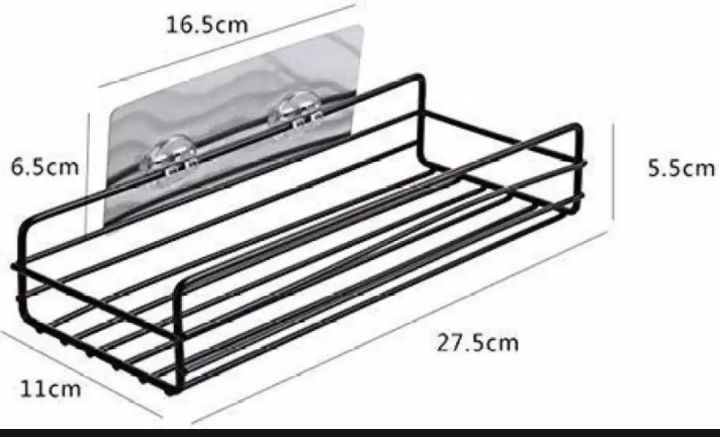 Bathroom%20Kitchen%20Punch%20Corner%20Frame%20Shower%20Shelf%20Wrought%20Iron%20Shampoo%20Storage%20Rack%20-%20Image%202