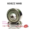NMB quality ball bearings 608zz 608-zz miniature deep groove ball bearings 608 ZZ 8x22x7mm China factory with Singapore NMB-MINE. 
