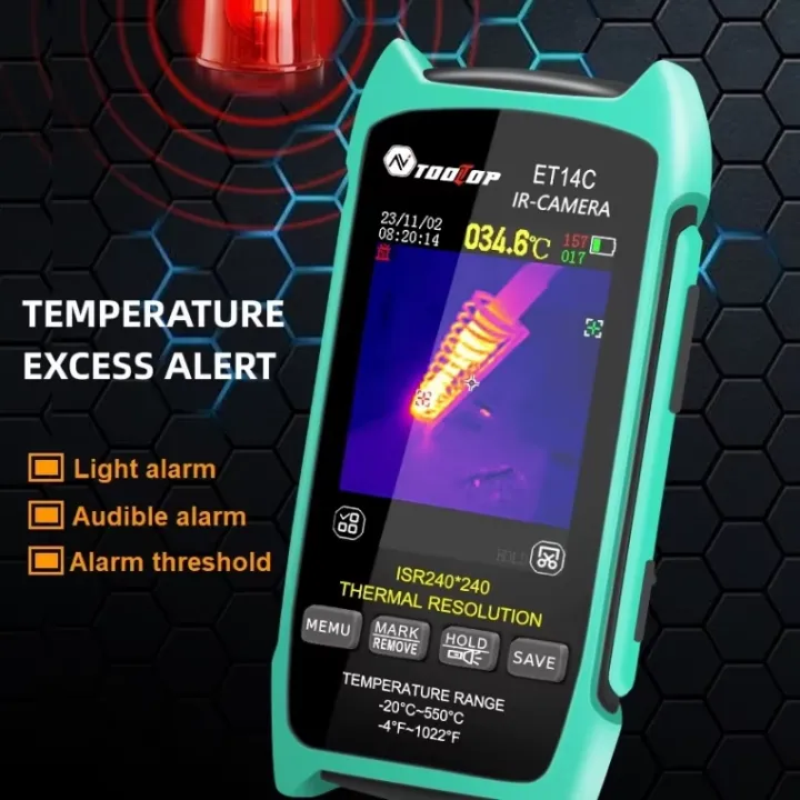 TOOLTOP%20Portable%20Thermal%20Imager%20Optional%20Macro%20Lens%20-20~550%E2%84%83%20Thermal%20Camera%20replacement%2018650%20Infrared%20Camera%20HVAC%20Pipe%20Test%20-%20Image%202