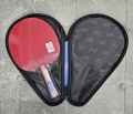 729 color table tennis racket with competitive grade rubber ITTF free pouch worth 100 baht. 