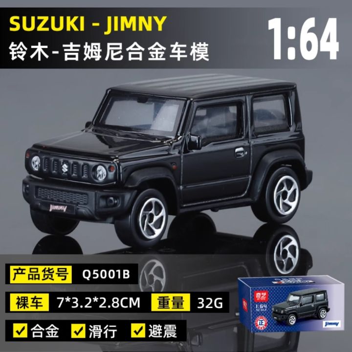 Free%20Shipping%201:64%20Suzuki%20Jimny%20Alloy%20Car%20Model%20Simulation%20Shock%20Absorption%20Static%20Collectible%20Decoration%20Non-Remote%20Control%20Toy%20-%20Image%205