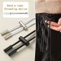 2M Strong Elastic Band Sweatpants Waist Drawstring Strap With Threading Device ,Cord Lock Stopper DIY Sewing Band Accessories. 