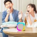 K12 Karaoke Machine Portable 5.3 PA Bluetooth Speaker System with 2 Wireless Microphones Home Family Singing Children's Gifts. 