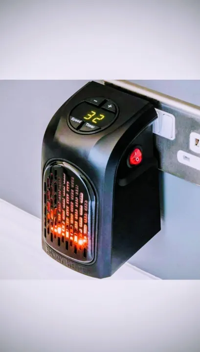“Mini Plug-In Room Heater | Electric Wall Heater | Personal Heater ...