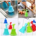 Sink Cleaner Flange Plunger Kitchen Clog Remover Sewer Cleaning Tool unclog Sink Plunger Shower Plunger Hand Drain vaccum Cleaners PVC Plunger for Kitchens Toilet Appendix. 