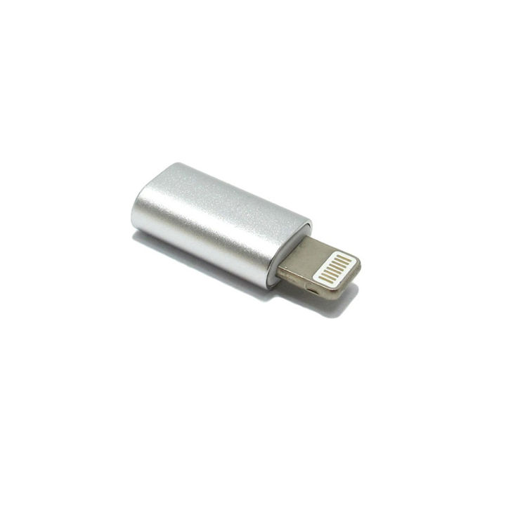 Micro USB Female To Lightning Male Converter Adapter For iPhone iPad
